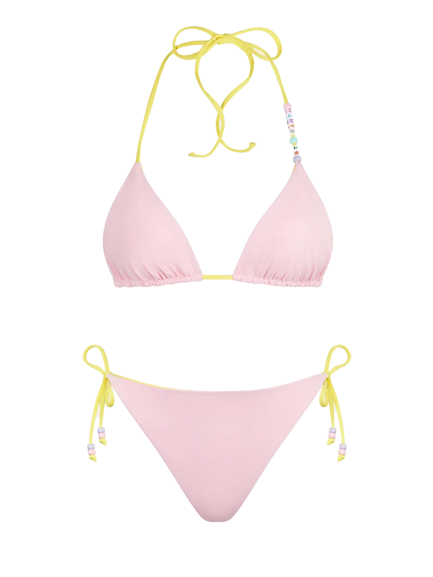 Woman triangle bikini