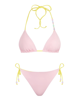 Woman triangle bikini