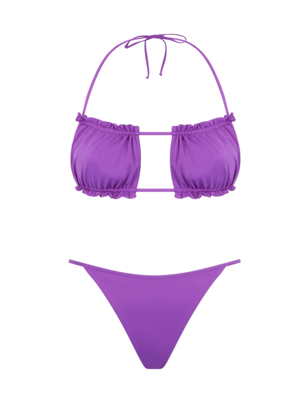 Lyam Jodene purple bandeau bikini – MC2 Saint Barth