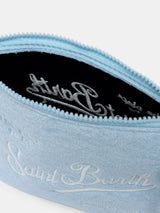 Light blue terry pochette Aline