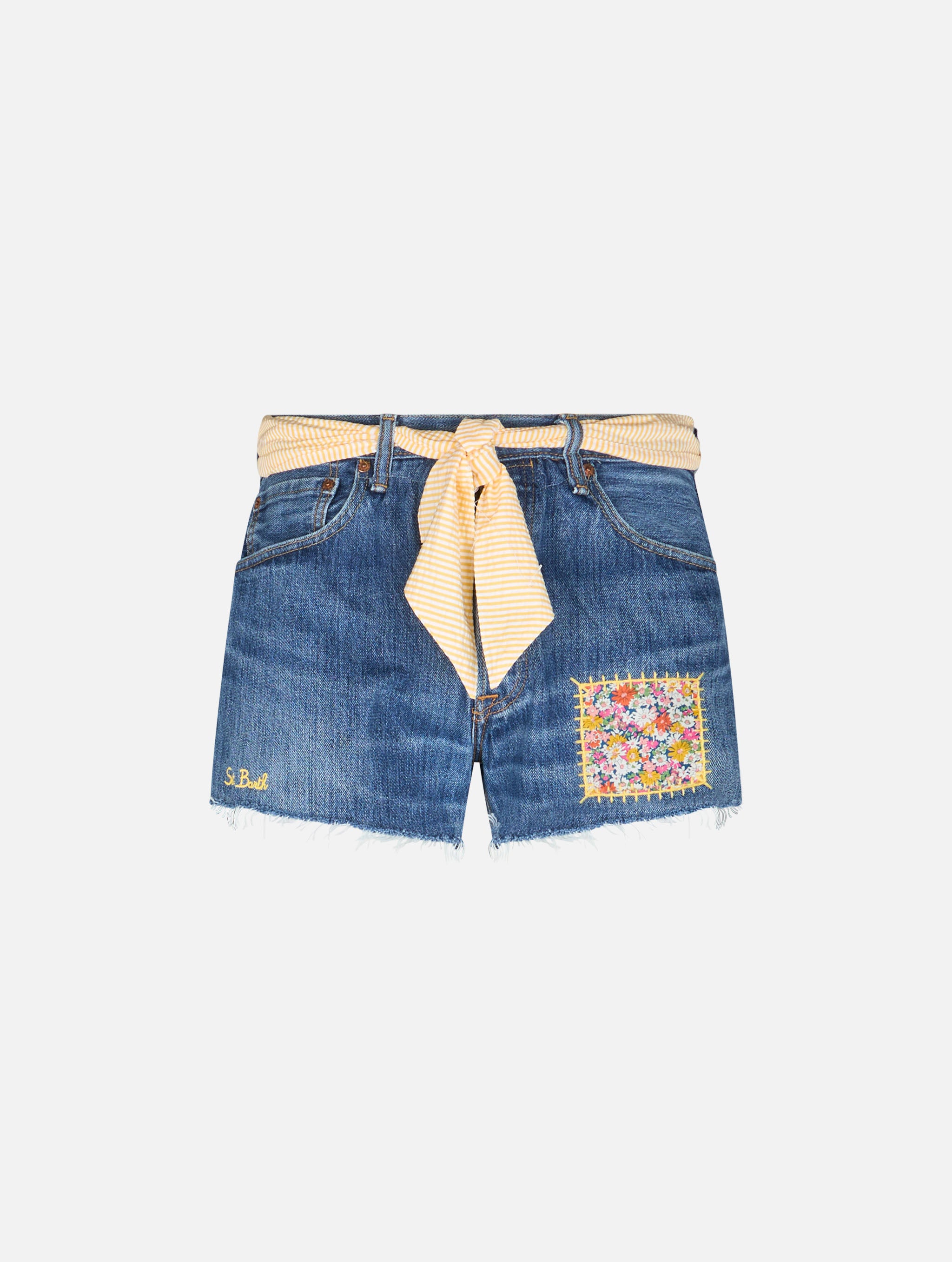Arizona Libby denim shorts | Special Edition – MC2 Saint Barth