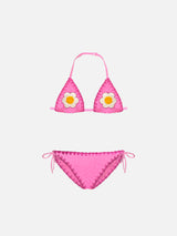 Girl bikini with embroidery