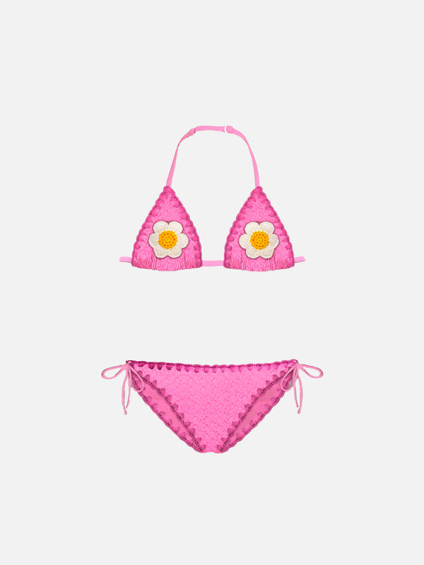 Girl bikini with embroidery