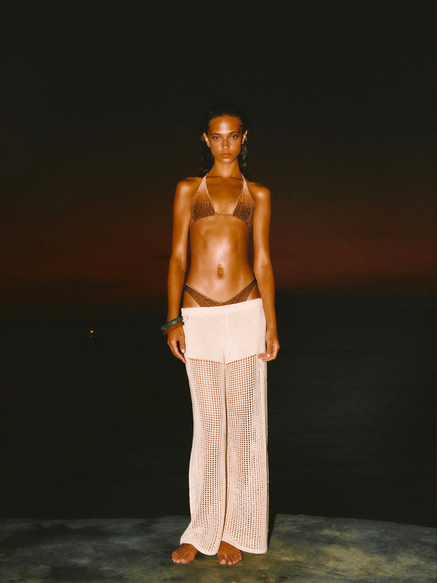 Guiana Naomi Overlock degradé lurex bikini