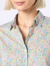 Camicia over da donna in cotone con stampa Emma &amp; Georgina Brigitte | REALIZZATO CON TESSUTO LIBERTY