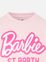 Fleece-Sweatshirt für Mädchen mit Barbie St. Barth-Aufdruck | BARBIE-SONDEREDITION