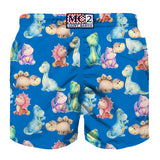 Jungen-Badeshorts aus Baumwolle mit Dinosaurier-Print