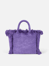 Borsa Colette in morbida spugna viola