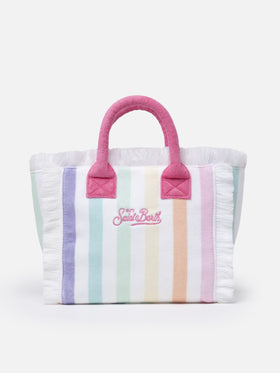 Borsa a mano Colette Sponge in spugna a righe