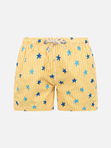 Costume da bagno da bambino Comfort Light Jr con stampa stelle marine