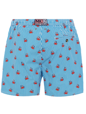 Comfort Light Badeshorts mit Krabben-Print