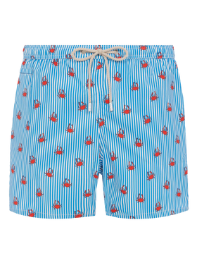 Comfort Light Badeshorts mit Krabben-Print