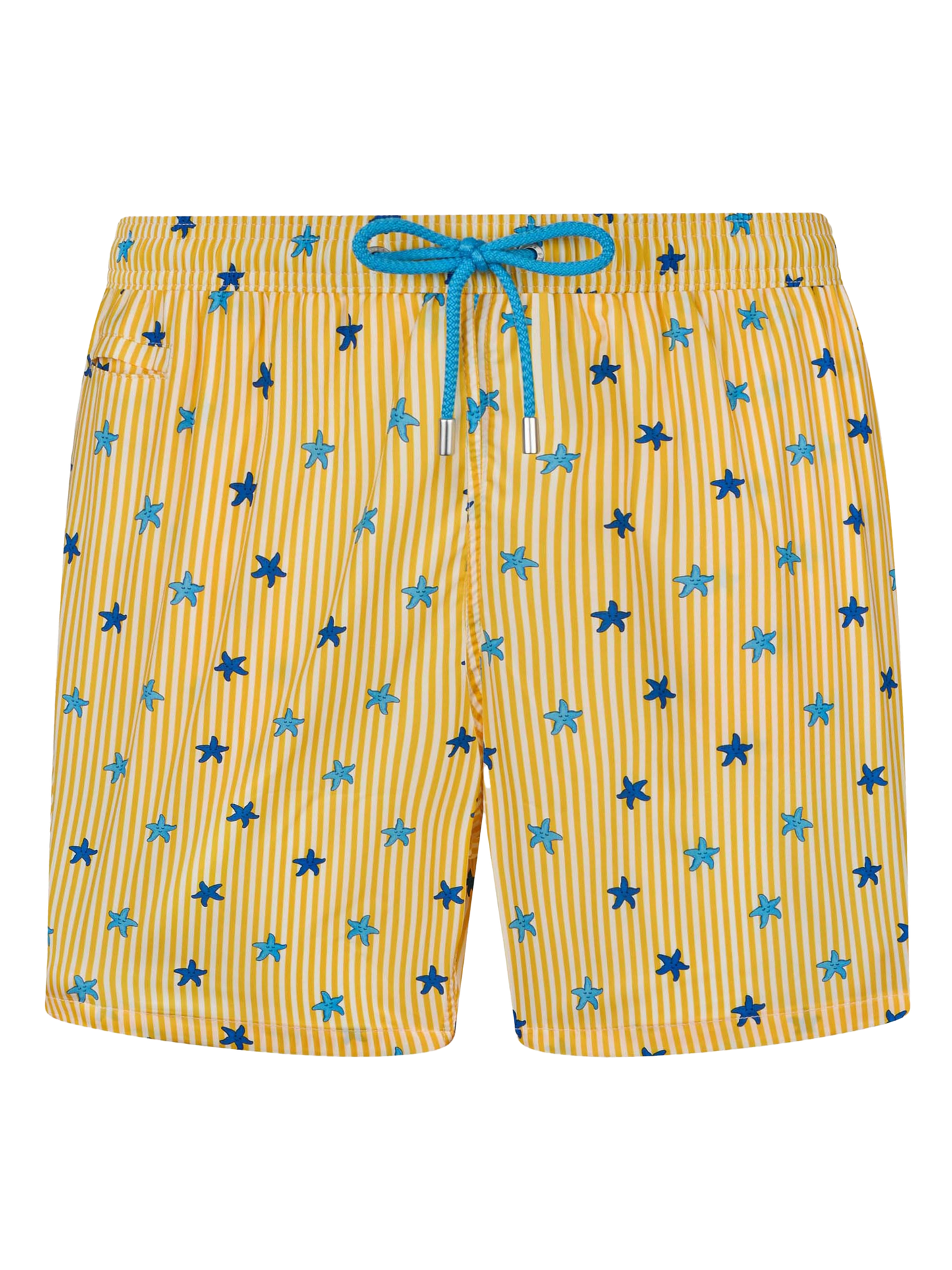 Comfort Light classic stretch swim shorts with starfishes print
