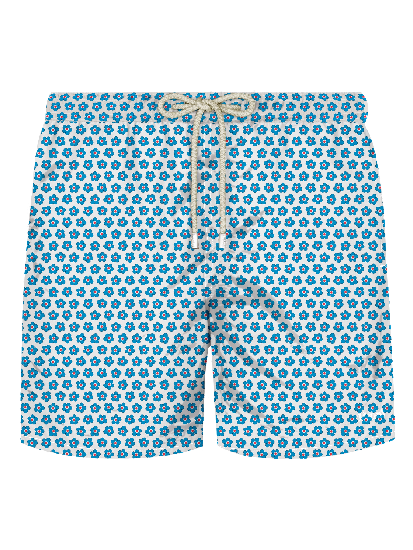 Comfort Light stretch swim shorts with tie print - MC2 Saint Barth