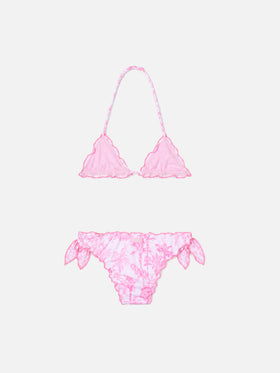 Cris Stretch-Bikini mit Toile-de-Jouy-Print 