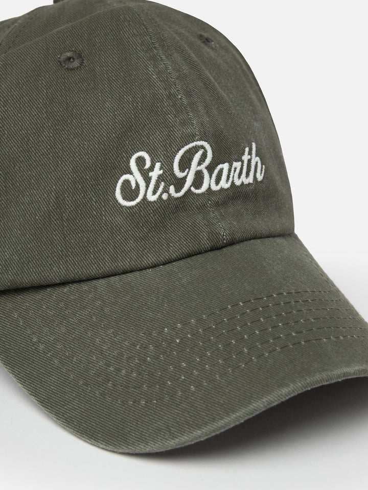 Denim embroidered ball cap Davis