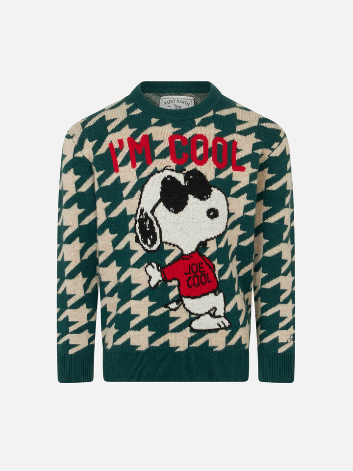 Boy crewneck sweater with Snoopy jacquard | SNOOPY - PEANUTS™ SPECIAL EDITION