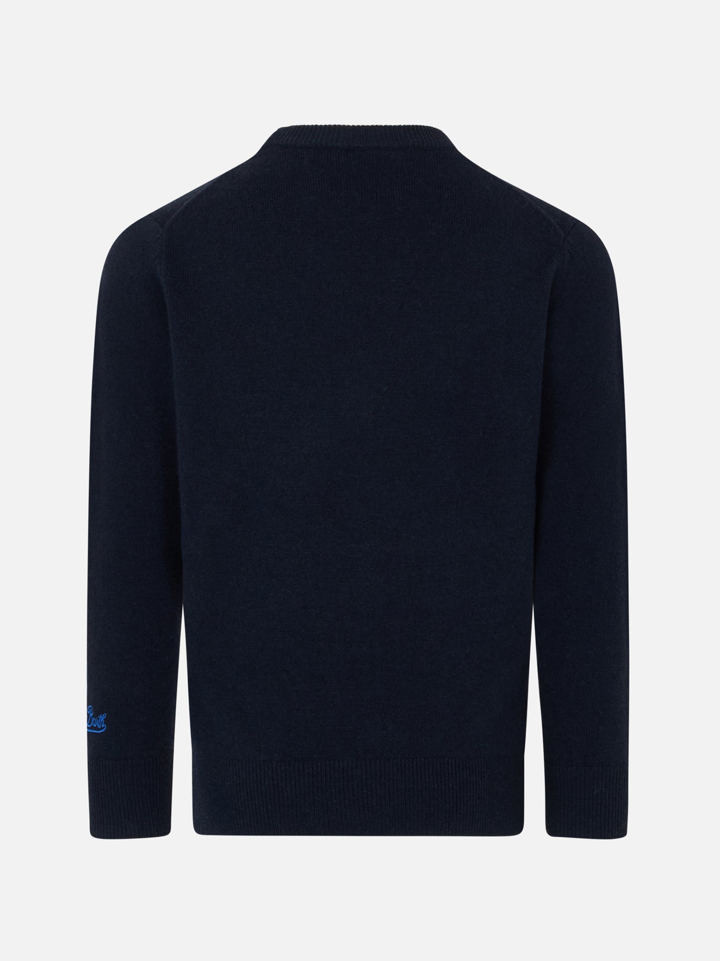 Maglia da bambino girocollo con stampa cartolina Cortina