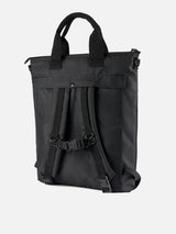 Canvas black backpack Helmut