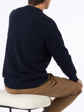 Man crewneck sweater with Homer Simpson jacquard | THE SIMPSONS SPECIAL EDITION