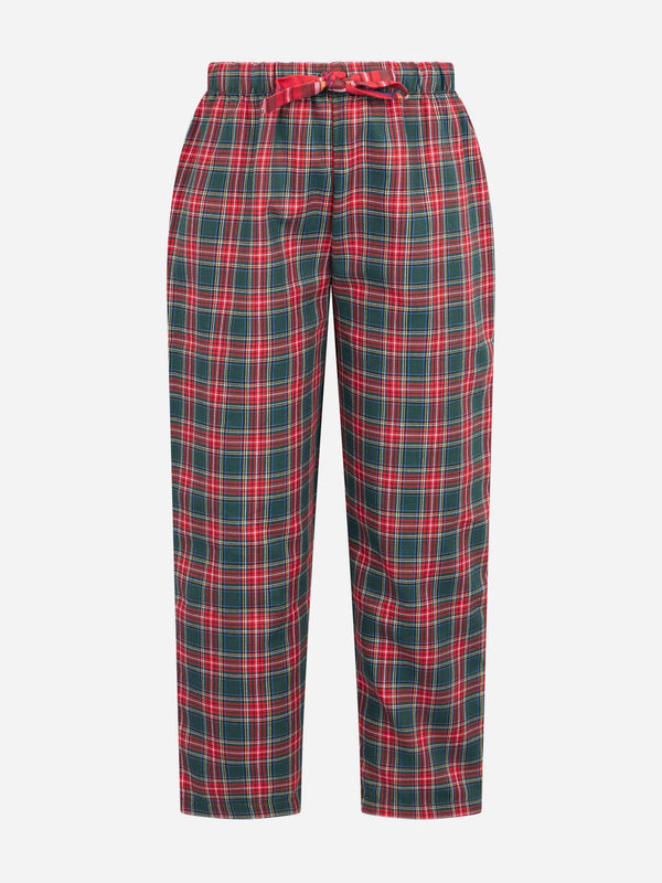 Pyjamahose für Kinder mit Tartan-Print