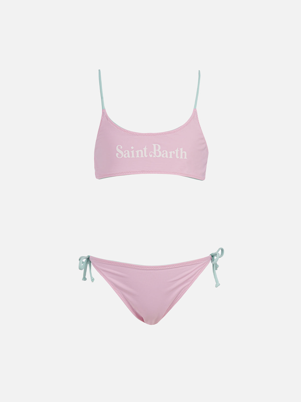mc2 saint barth ピンク/白のツーピース水着 Girl double face bralette bikini Jaiden – MC2 Saint Barth