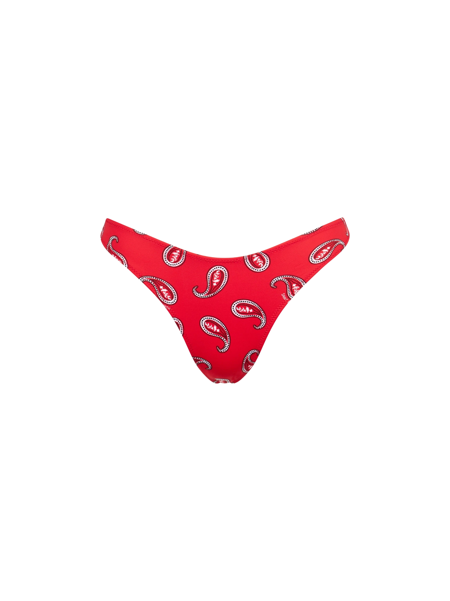 Freche Damen-Badehose mit Paisley-Print