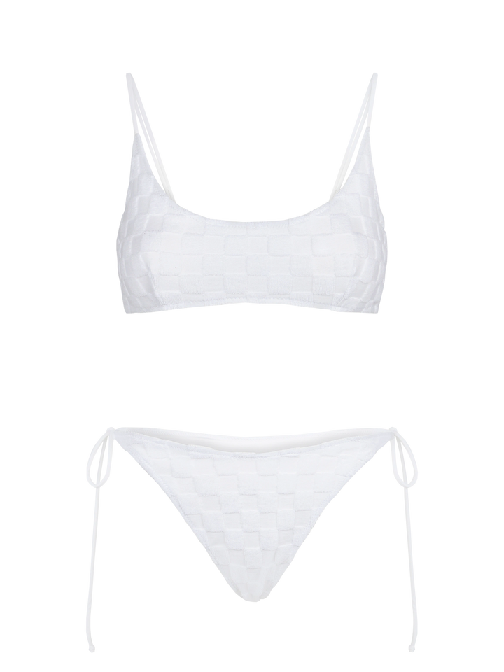 Woman terry bralette bikini