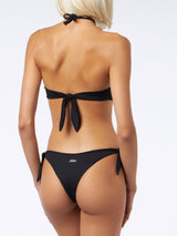 Bikini da donna a fascia colore nero