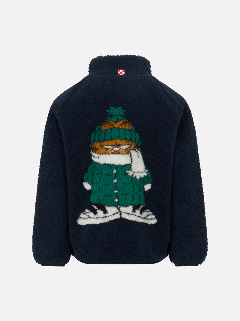 Boy sherpa jacket with Garfield print | GARFIELD SPECIAL EDITION