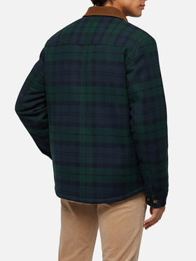 Landeck Overshirt aus Wollmischgewebe mit Tartanmuster