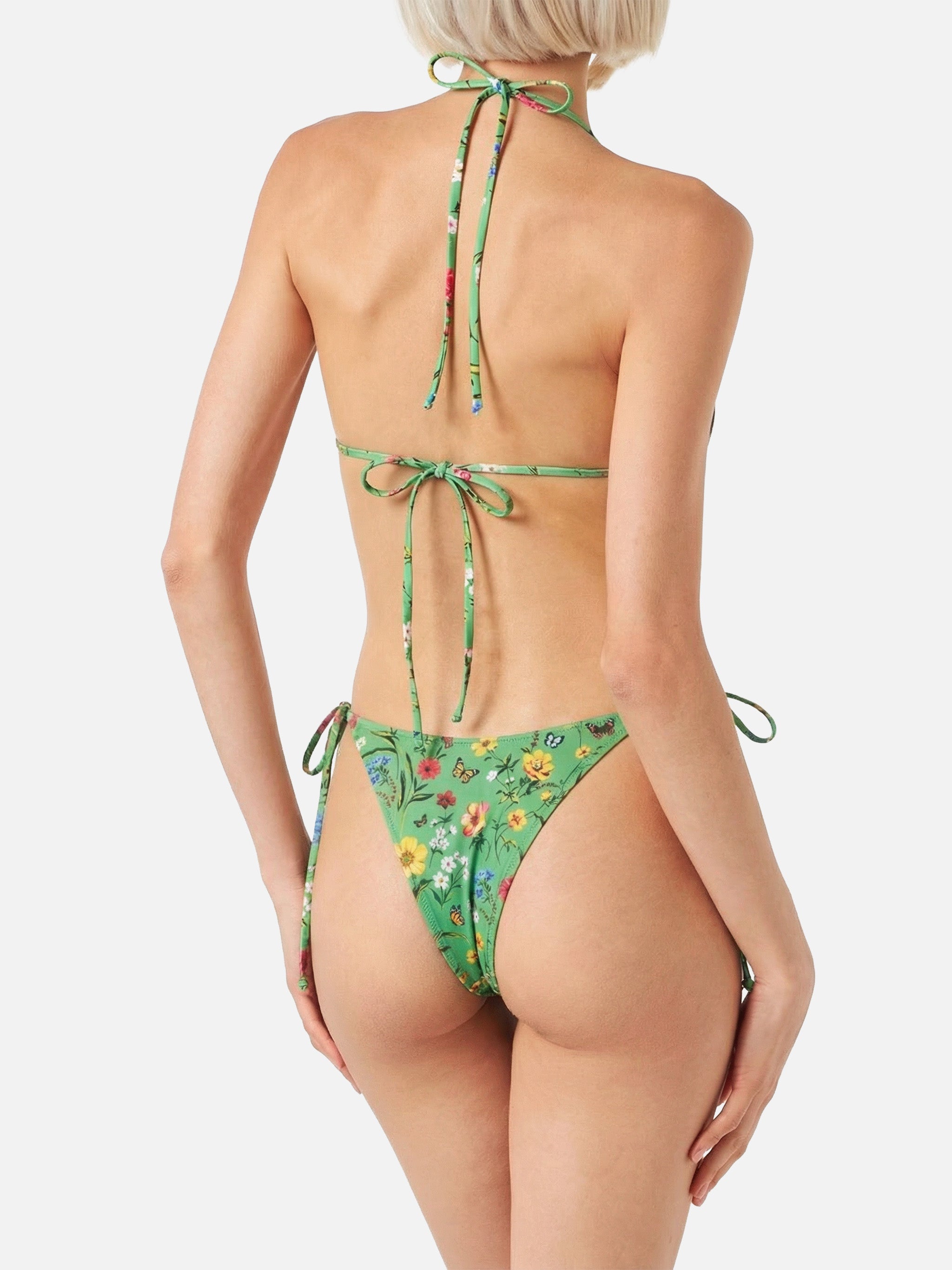 Triangle bikini Leah Norah with flower print – MC2 Saint Barth