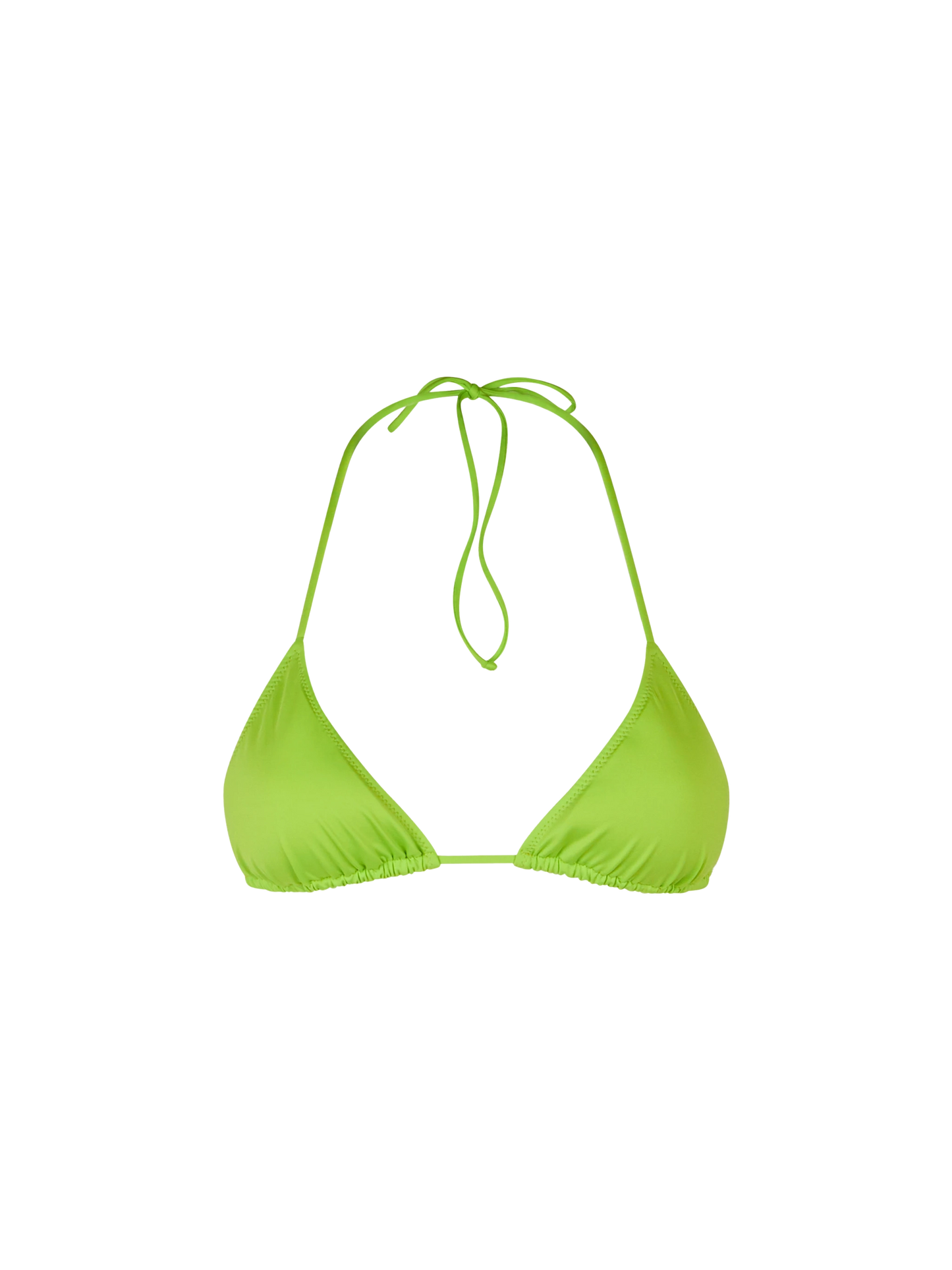 Costume da bagno donna a triangolo lime