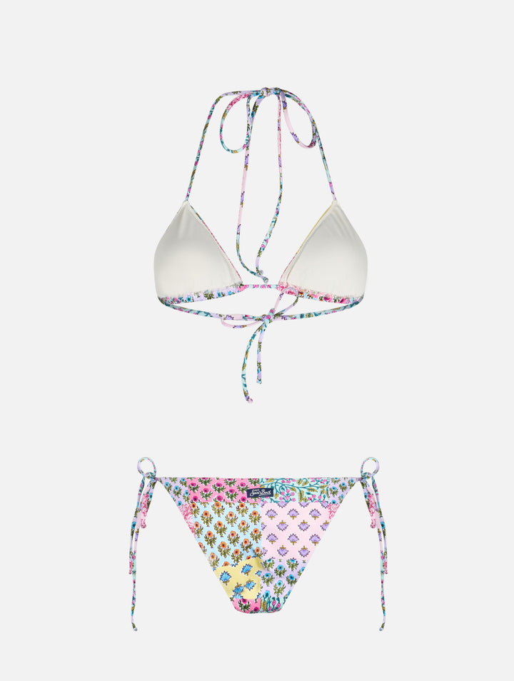 Damen-Triangel-Bikini Leah Virgo mit Radical Flower Patch 