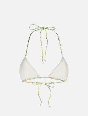 Badeoberteil Betsy mit Triangel-Schnitt für Damen Leah | MADE WITH LIBERTY FABRIC 