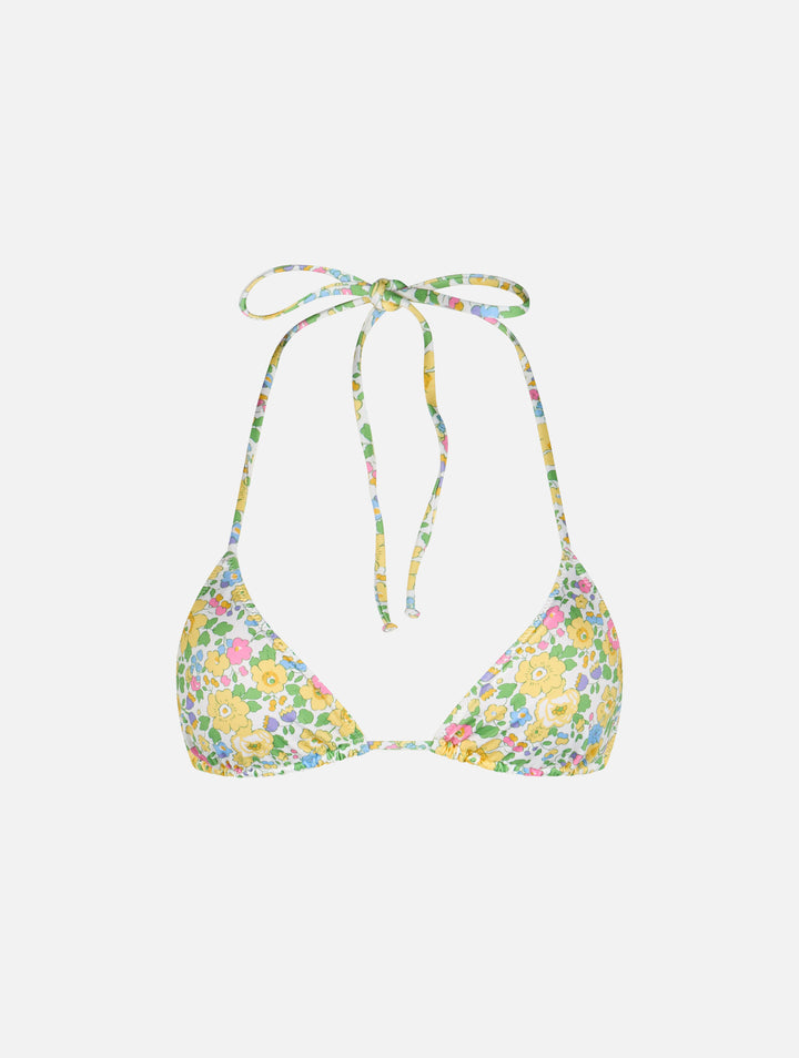 Bañador de mujer con top triangular Betsy Leah | MADE WITH LIBERTY FABRIC 