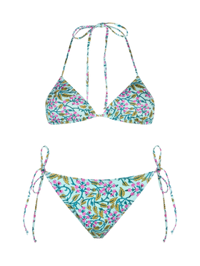 Woman radical flower triangle bikini Leah Marielle - MC2 Saint Barth