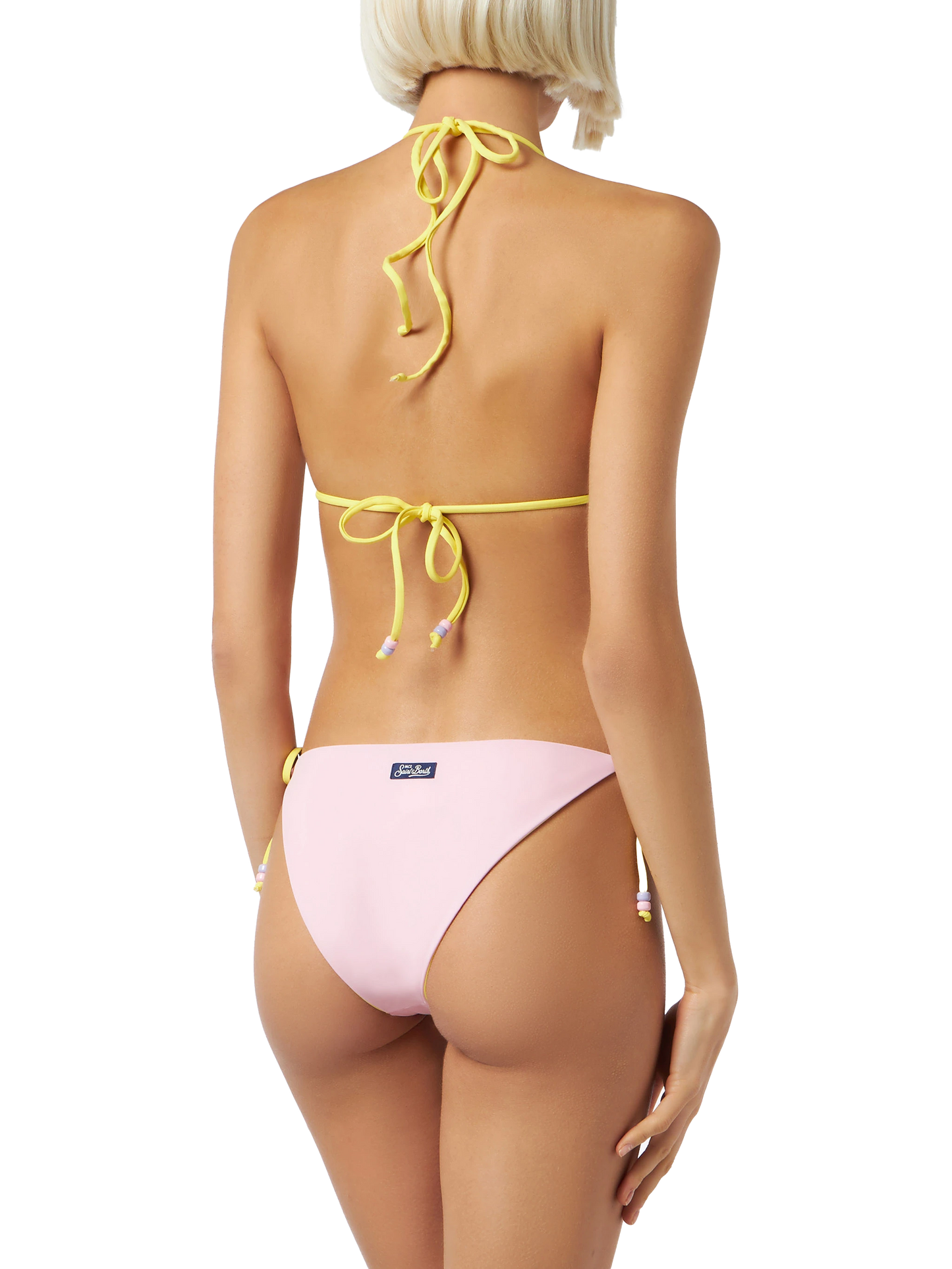 Woman triangle bikini