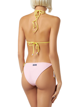 Woman triangle bikini