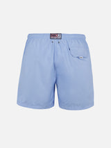 Man lightweight fabric sky blue swim-shorts Lighting Pantone | PANTONE SPECIAL EDITION