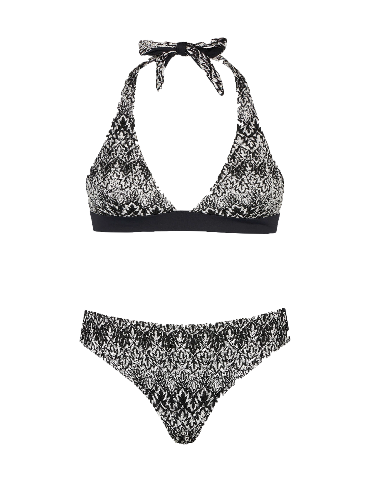 Woman chevron triangle bikini