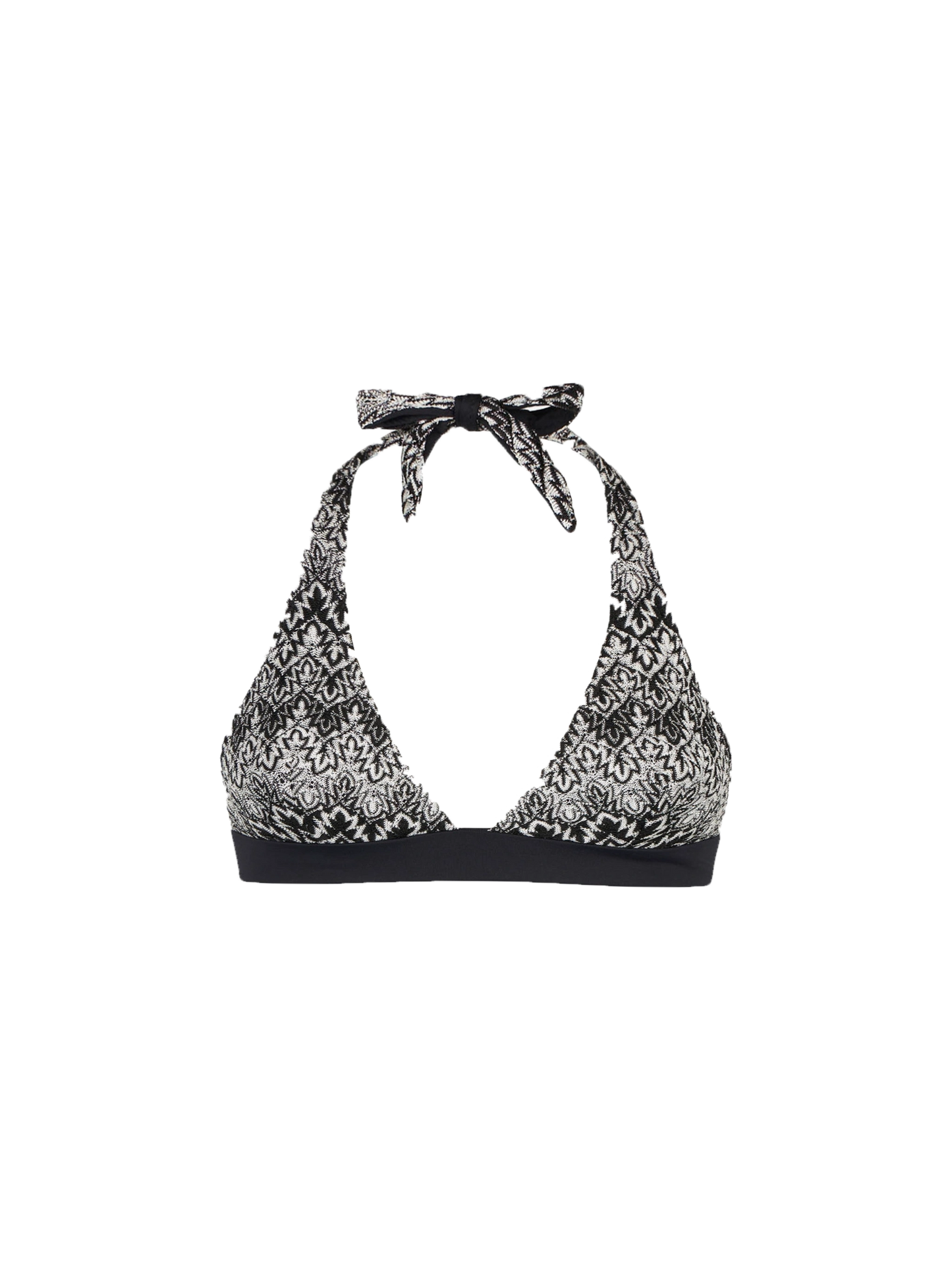 Top a triangolo da donna in maglia