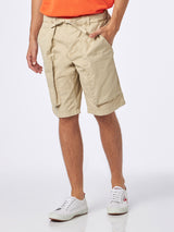 Herren-Bermuda in Beige mit Seitentaschen