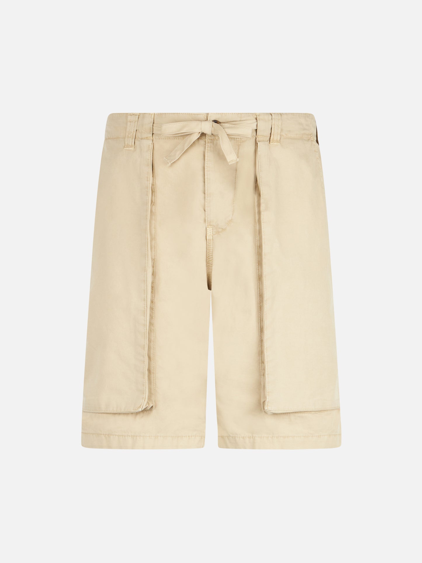 Man beige bermuda with side pockets - MC2 Saint Barth