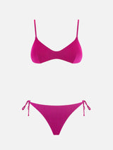 Bikini da donna a bralette fucsia