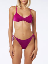 Bikini da donna a bralette fucsia