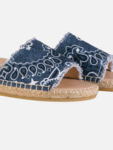 Espadrilla da donna con stampa bandana