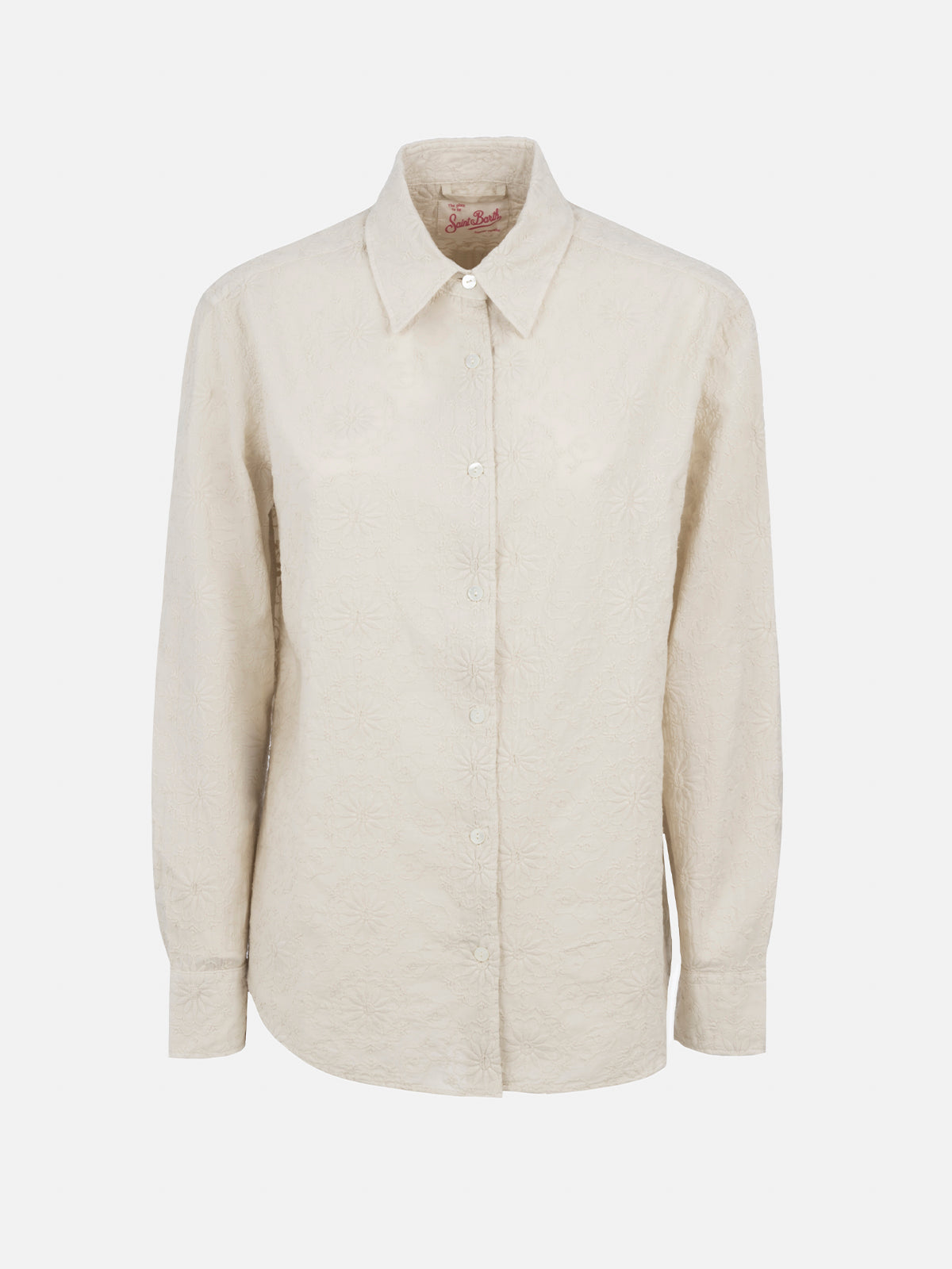 Woman classic Sangallo cotton shirt Meredith