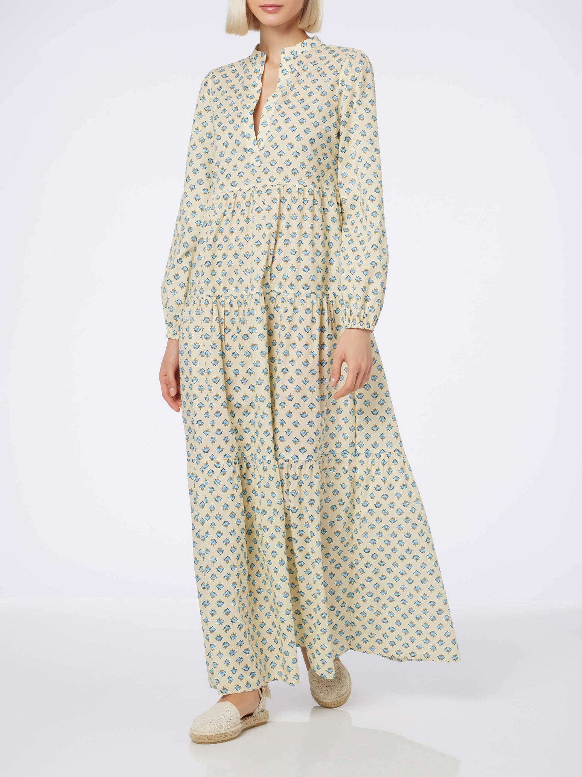 Nadja floral cotton voile maxi dress