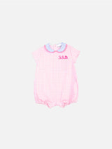 Baby cotton romper suit